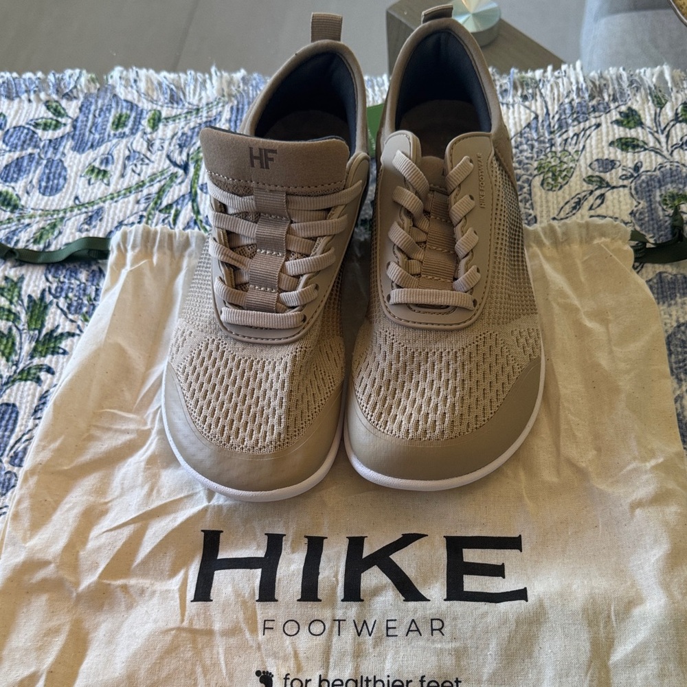 Women Beige Knit Trainers